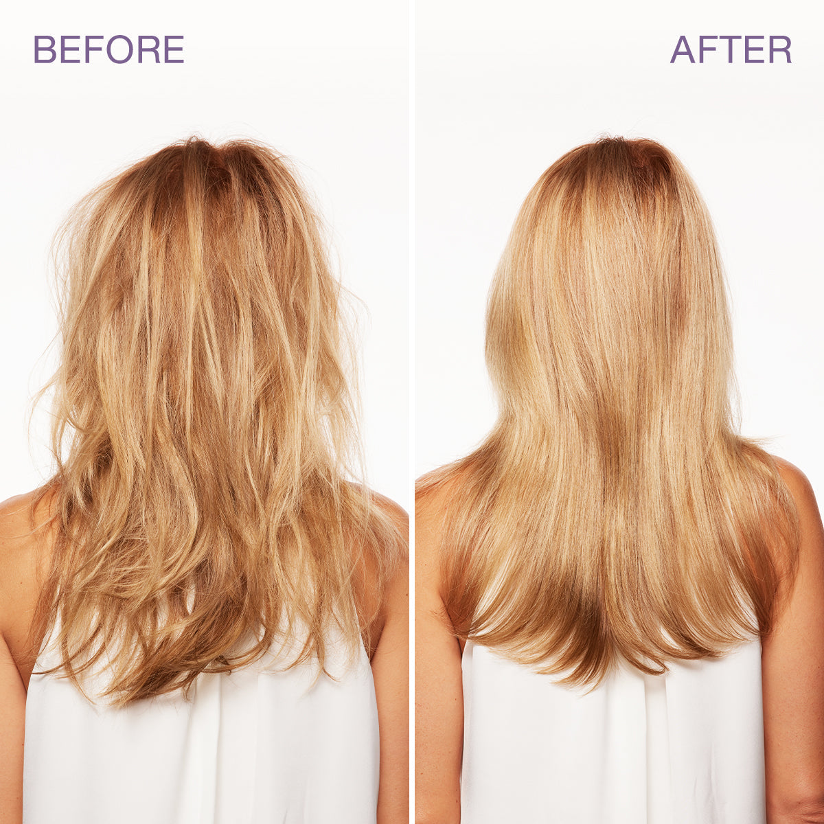 Before - After Kenra Smoothing Spray