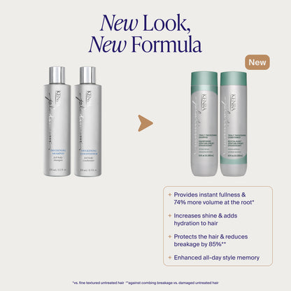 Truly Thickening Shampoo - KPRO OldvsNew 1on1 comparison TrulyThickening